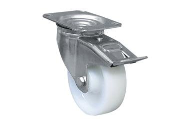 Comprar RUEDA NYLON PLACA/FRENO Ø80X30MM COF-09403121 en Ferretería el Clavo.