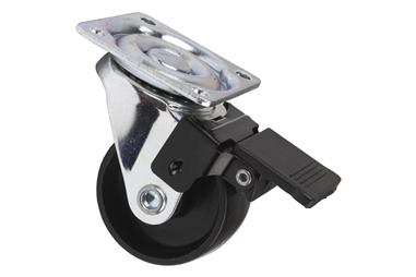 Comprar RUEDA POLIPROPILENO 40X20MM PLACA/FRENO COF-09403458 en Ferretería el Clavo.