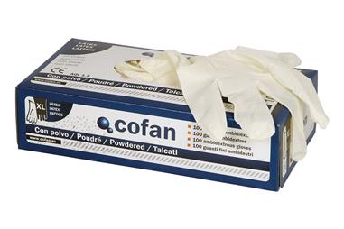 Comprar CAJA 100 UNDS. GUANTES DE LATEX T - XL COF-11000011-XL en Ferretería el Clavo.