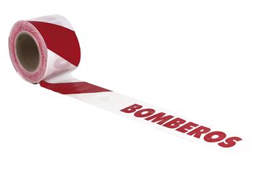 Comprar CINTA BALIZ. BOMBEROS  80MMX100MTS COF-11000334 en Ferretería el Clavo.