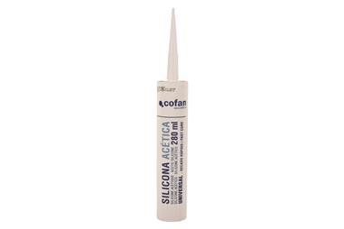 Comprar SILICONA ACETICA UNIVERSAL 280ML GRIS COF-15500531GR en Ferretería el Clavo.