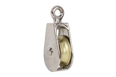 Comprar POLEA SIMPLE FIJA NIQUELADA (Ø25MM) (Envase de 25) COF-18003022 en Ferretería el Clavo.