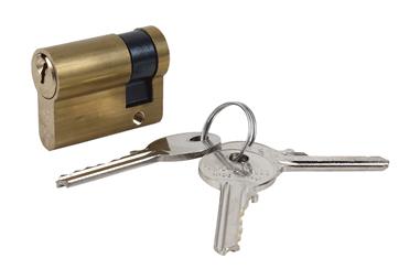 Comprar Cilindro Medio 40/10-L.Larga-Latón Llaves Iguales AAA COF-31064010.AAA en Ferretería el Clavo.