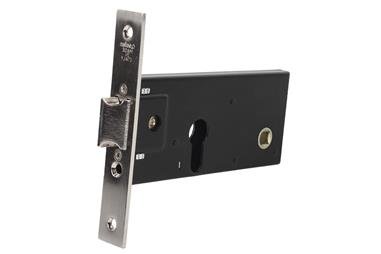 Comprar Cerradura zócalo Pera+cerradero+escudo E60 F22- Níquel (P/Metal) COF-31242260 en Ferretería el Clavo.