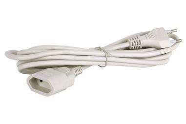 Comprar PROLONGADOR BIPOLAR 10A250V ESPIGAø4 CABLE 3M BLANCO COF-51001010 en Ferretería el Clavo.