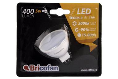 Comprar LÁMPARA LED COB 5W GU-5,3 400LM 3000K COF-52007021 en Ferretería el Clavo.