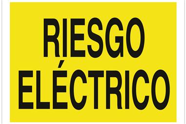 Comprar SEÑAL POLIESTIRENO 297X210 MM Riesgo eléctrico COF-A01TPL297210 en Ferretería el Clavo.