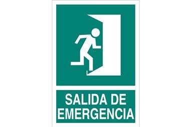 Comprar SEÑAL LUMINISCENTE 420X297mm. Salida de Emergencia COF-EV02LU420297 en Ferretería el Clavo.