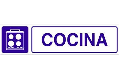 Comprar SEÑAL GLASSPACK ADHESIVA 250X62mm. COCINA COF-I41GL25062 en Ferretería el Clavo.