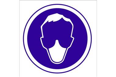 Comprar SEÑAL ADHESIVO 105X105MM. Obligatorio uso mascarilla COF-O07AD105105 en Ferretería el Clavo.