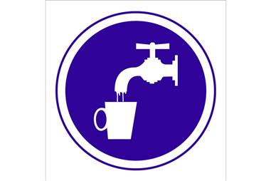 Comprar SEÑAL POLIESTIRENO 210X210 Agua potable COF-O38PL210210 en Ferretería el Clavo.