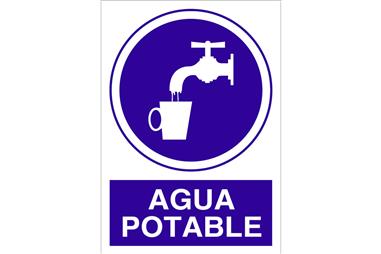 Comprar SEÑAL POLIESTIRENO 1,5MM 297X210 Agua potable COF-O38PL297210 en Ferretería el Clavo.