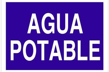 Comprar SEÑAL POLIESTIRENO 297X210 Agua potable COF-O38TPL297210 en Ferretería el Clavo.