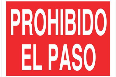 Comprar SEÑAL POLIESTIRENO 420X297MM Prohibido el Paso COF-P01TPL420297 en Ferretería el Clavo.