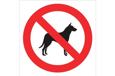 Comprar SEÑAL ADHESIVO 148X148MM. Prohibido perros COF-P16AD148148 en Ferretería el Clavo.