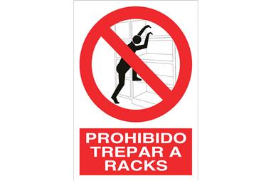 Comprar SEÑAL ADHESIVA 210X148MM Prohibido trepar a racks COF-P34AD210148 en Ferretería el Clavo.