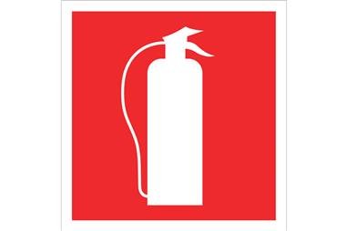 Comprar SEÑAL ADHESIVO 105X105MM. Extintor de incendios COF-SO03AD105105 en Ferretería el Clavo.