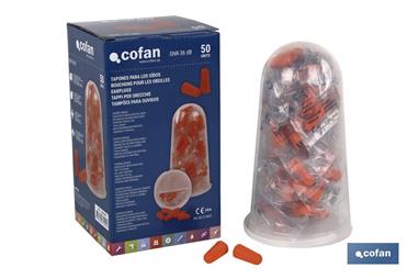 Comprar BLISTER 10 TAPONES P/OIDOS PU SNR 36dB COF-11000379BL en Ferretería el Clavo.